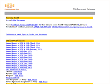 Tablet Screenshot of osg-docdb.opensciencegrid.org